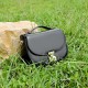 Niche design commuter handbag, luxurious genuine leather crossbody bucket bag, single shoulder bag for women, ins-style bucket bag