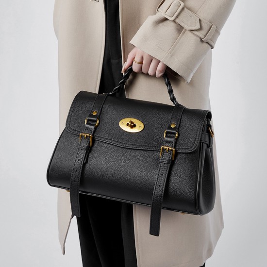 Genuine leather messenger bags, cowhide handheld, shoulder and crossbody bags, tote bags for women, 2025 new versatile commuter briefcases