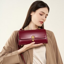 Planet Baguette bag for women, 2025 new spring/summer single-shoulder/crossbody genuine leather niche underarm bag.