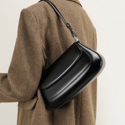 2025 Spring/Summer New Fashion Women's Bags, Genuine Leather Crossbody Bags, Luxury, Fashionable, Versatile Single-Shoulder Underarm Saddle Bag