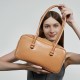 Genuine Leather Underarm Bag 2025 New Large Capacity Boston Women's Single Shoulder Bag Bowling Bag Golf bags