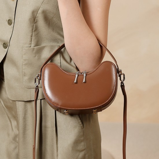 New niche design genuine leather Apple Yuanbao Super hot summer bags, exquisite, high-end handbags, shoulder bags, and crossbody bags for women. New niche design genuine leather Apple Yuanbao Super hot summer bags, exquisite, high-end handbags, shoulder bags, and crossbody bags for women.