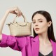 2025 new cowhide woven women's bag, dumpling bag, cell phone bag, handbag, crossbody bag