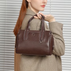 Cowhide Women's Spring/Summer New Retro Commuter Single Shoulder Crossbody Bags, Vegetable Basket Bags, Genuine Leather Handbags