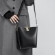 New High-End Large Capacity Commuter Bucket Bag for Women, Original, Niche Genuine Leather Underarm Bag, Stylish Shoulder Bag