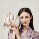 2025 Korean-style new genuine leather cloud bag, cowhide chain bag, lucky bag, small bucket bag, versatile cowhide bag