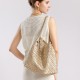 Large Gun-Style Niche Handwoven Handbag Tote, Casual Lazy Style Single-Shoulder Underarm Bucket Tote Large Gun-Style Niche Handwoven Handbag Tote, Casual Lazy Style Single-Shoulder Underarm Bucket Tote