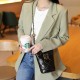 Fashionable genuine leather chain phone bag, Chanel 2025 new diamond-cut gemstone small gold ball shoulder and crossbody calfskin bag