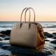 2025 Spring/Summer new TOGO top-grain leather tote bag, large-capacity niche travel handbag, genuine leather women's bag