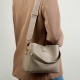 2025 new top-grain cowhide bag, trendy large-capacity bucket bag, simple and versatile genuine leather shoulder and crossbody handbag