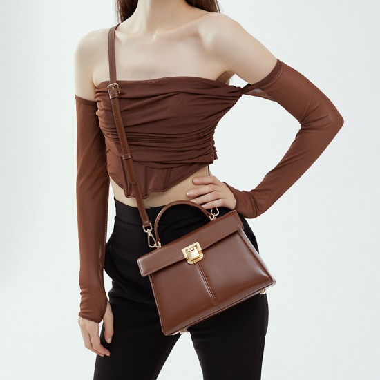 2025 new horseshoe buckle commuter genuine leather Kelly bag, a high-quality shoulder and crossbody handbag 2025 new horseshoe buckle commuter genuine leather Kelly bag, a high-quality shoulder and crossbody handbag