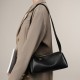 2025 new spring/summer new genuine leather bag, black cowhide bag 5 new genuine leather crossbody bags for women, luxury baguette underarm bags for summer, soft leather women's bags