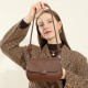 Elegant and popular top-grain cowhide TOGO New mini crossbody bag for women, versatile and stylish mobile phone shoulder bag.