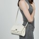 Korean niche solid color shoulder bag for women, 2025 new style, fashionable and stylish crossbody bag, simple design handbag