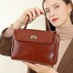 Genuine Leather Crossbody Bag for Women, 2025 Spring/Summer New Style, High-Quality Shoulder Bag, Fashionable and Versatile Commuter Handbag
