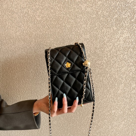 Versatile cowhide mobile phone bag, 2025 new trendy chain bag, 2023 niche design Mini summer crossbody bag for women Versatile cowhide mobile phone bag, 2025 new trendy chain bag, 2023 niche design Mini summer crossbody bag for women