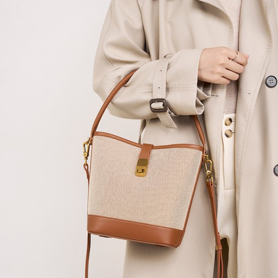 Litchi-Pattern Birkin Bag, a Trendy, Large-Capacity Kelly Bag for Women, 2025 New Style