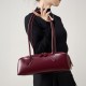 2025 new models, Korean women's bags. Niche design, large-capacity cowhide underarm shoulder bag, long red baguette bag for women 2025 new models, Korean women's bags. Niche design, large-capacity cowhide underarm shoulder bag, long red baguette bag for women