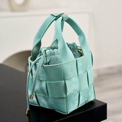 Yan Xin Chinese style Traditional Chinese style bucket bag, hand-woven basket-shaped bag, women's 2024 new mini crossbody handbag