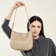 2025 new style genuine leather women's bag, simple cowhide large-capacity cylindrical shoulder bag, solid color, niche casual tote bag 2025 new style genuine leather women's bag, simple cowhide large-capacity cylindrical shoulder bag, solid color, niche casual tote bag