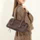 Spring/summer new vegetable-tanned cowhide underarm bag Luxury-style pillow-shaped women's handbag, popular and versatile single-shoulder baguette bag Spring/summer new vegetable-tanned cowhide underarm bag Luxury-style pillow-shaped women's handbag, popular and versatile single-shoulder baguette bag