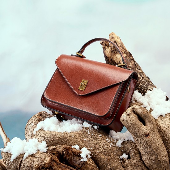 2025 New Genuine Leather Vegetable-Tanned Cowhide Bag, High-End, Simple, and Stylish High-quality women's handbags, shoulder bags, messenger bags