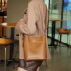 2025 new style genuine leather women's bag, large capacity, fashionable and versatile, underarm crossbody bag for women