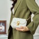 2025 new style women's bags, chain crossbody bags Summer luxury genuine leather underarm mini bag