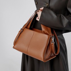 Women's vintage classic, cross-border trade manufacturer, top-grain cowhide, niche, fashionable women's bags. Bags