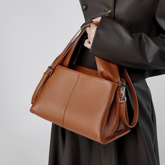 Women's vintage classic, cross-border trade manufacturer, top-grain cowhide, niche, fashionable women's bags. Bags Women's vintage classic, cross-border trade manufacturer, top-grain cowhide, niche, fashionable women's bags. Bags