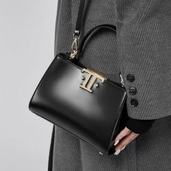 New, niche genuine leather bags, high-end goddess bags, double-sided buckle, mini shoulder bags, crossbody handbags, and commuter tote bags.