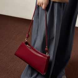 2025 French-style underarm bag, baguette bag, shoulder bag for women, 2022 new light luxury premium leather women's bag