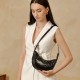 Special offer for summer top layer 2025 New Spring/Summer Cowhide Crescent Bag for Women, Luxury Half-Moon Commuter Shoulder Bag