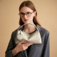 TOGO top-grain cowhide women's bag, fashionable genuine leather cross-border Boston bag, versatile trendy handbag and crossbody bag TOGO top-grain cowhide women's bag, fashionable genuine leather cross-border Boston bag, versatile trendy handbag and crossbody bag