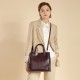 Vintage top-grain cowhide tote bag, 2025 new style spring and summer crossbody bag, large-capacity bucket shoulder genuine leather handbag