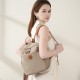 Oxford cloth and cowhide multi-compartment storage backpack, large capacity, splash-proof, versatile lightweight women's bag Oxford cloth and cowhide multi-compartment storage backpack, large capacity, splash-proof, versatile lightweight women's bag
