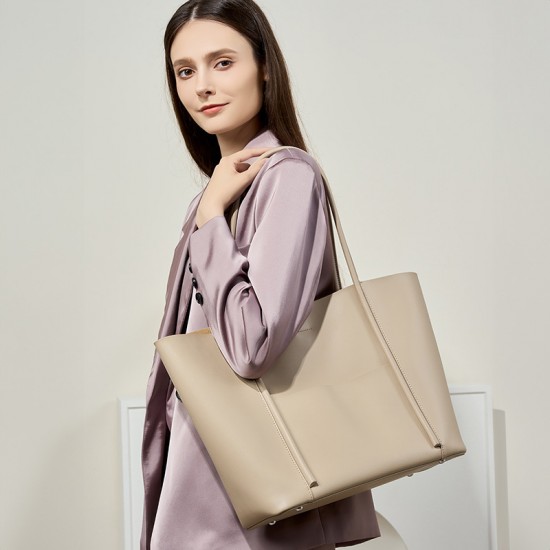2025 new genuine leather tote bag, large summer handbag, cowhide commuting shoulder bag, large capacity 2025 new genuine leather tote bag, large summer handbag, cowhide commuting shoulder bag, large capacity
