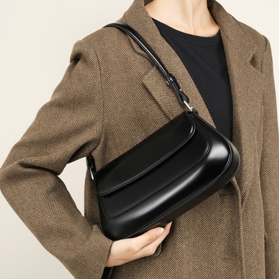 2025 Spring/Summer New Fashion Women's Bags, Genuine Leather Crossbody Bags, Luxury, Fashionable, Versatile Single-Shoulder Underarm Saddle Bag 2025 Spring/Summer New Fashion Women's Bags, Genuine Leather Crossbody Bags, Luxury, Fashionable, Versatile Single-Shoulder Underarm Saddle Bag