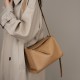 2025 new cowhide crossbody bag, niche leather, luxury women's shoulder bag, 2022 pillow bag