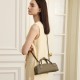 Top-grain leather underarm handbag, 2025 new style, large-capacity sausage bag, commuter shoulder long baguette bag