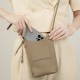 2025 New Top-Grain Cowhide Leather Diamond-Patterned Women's Bag Chain bag, underarm crossbody bag, black genuine leather women's bag