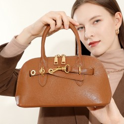 2025 new style women's bag, high-end genuine leather handbag, shell bag, European and American fashion crossbody bag Bags