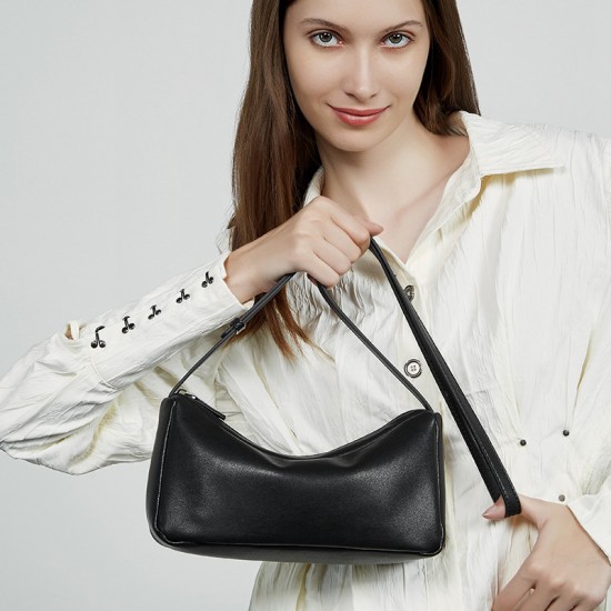 2025 new genuine leather bucket bag, vintage women's bag, Guangzhou manufacturer wholesale, foreign trade women's large Crossbody Bags