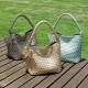 TikTok hit, new hand-woven genuine leather textured tote bag, large-capacity handbag, underarm women's bag TikTok hit, new hand-woven genuine leather textured tote bag, large-capacity handbag, underarm women's bag