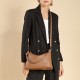 Top-grain cowhide underarm tote bag, 2025 spring and summer simple commuter large-capacity single-shoulder crossbody dumpling bag Top-grain cowhide underarm tote bag, 2025 spring and summer simple commuter large-capacity single-shoulder crossbody dumpling bag