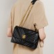 Premium diamond-patterned chain small square bag, 2025 new women's cowhide underarm bag, genuine leather shoulder bag Premium diamond-patterned chain small square bag, 2025 new women's cowhide underarm bag, genuine leather shoulder bag