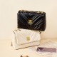 Premium diamond-patterned chain small square bag, 2025 new women's cowhide underarm bag, genuine leather shoulder bag Premium diamond-patterned chain small square bag, 2025 new women's cowhide underarm bag, genuine leather shoulder bag