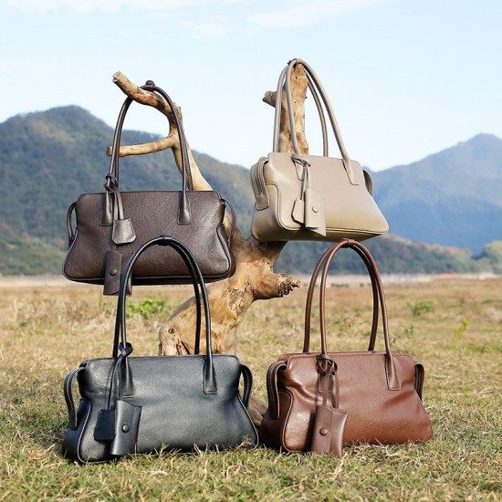 Retro, trendy, niche, single-shoulder, underarm, genuine leather bags for women, 2025 new vegetable-tanned cowhide handbag pillow bag. Retro, trendy, niche, single-shoulder, underarm, genuine leather bags for women, 2025 new vegetable-tanned cowhide handbag pillow bag.