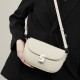 2025 summer new genuine leather bags. Women's versatile shoulder bag, elegant crocodile-print crossbody bag, large-capacity small square bag