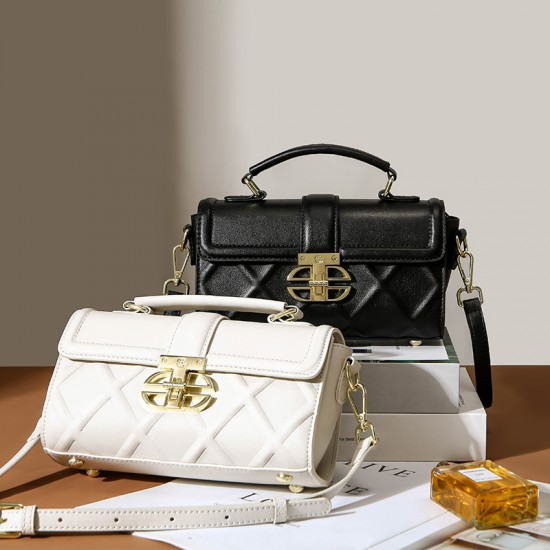 2025 new embossed lattice women's bags, popular versatile crossbody small bags, luxury gift genuine leather women's bags.